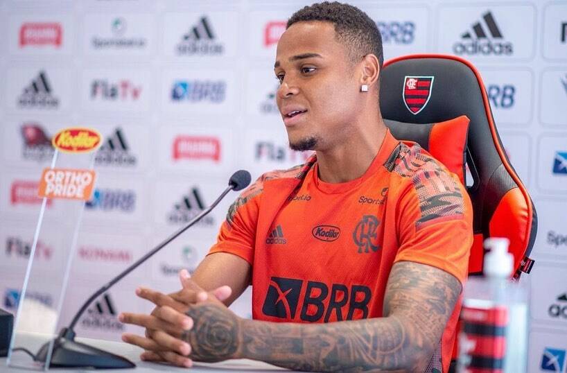 Natan, zagueiro do Flamengo. Foto: Reprodução / Instagram