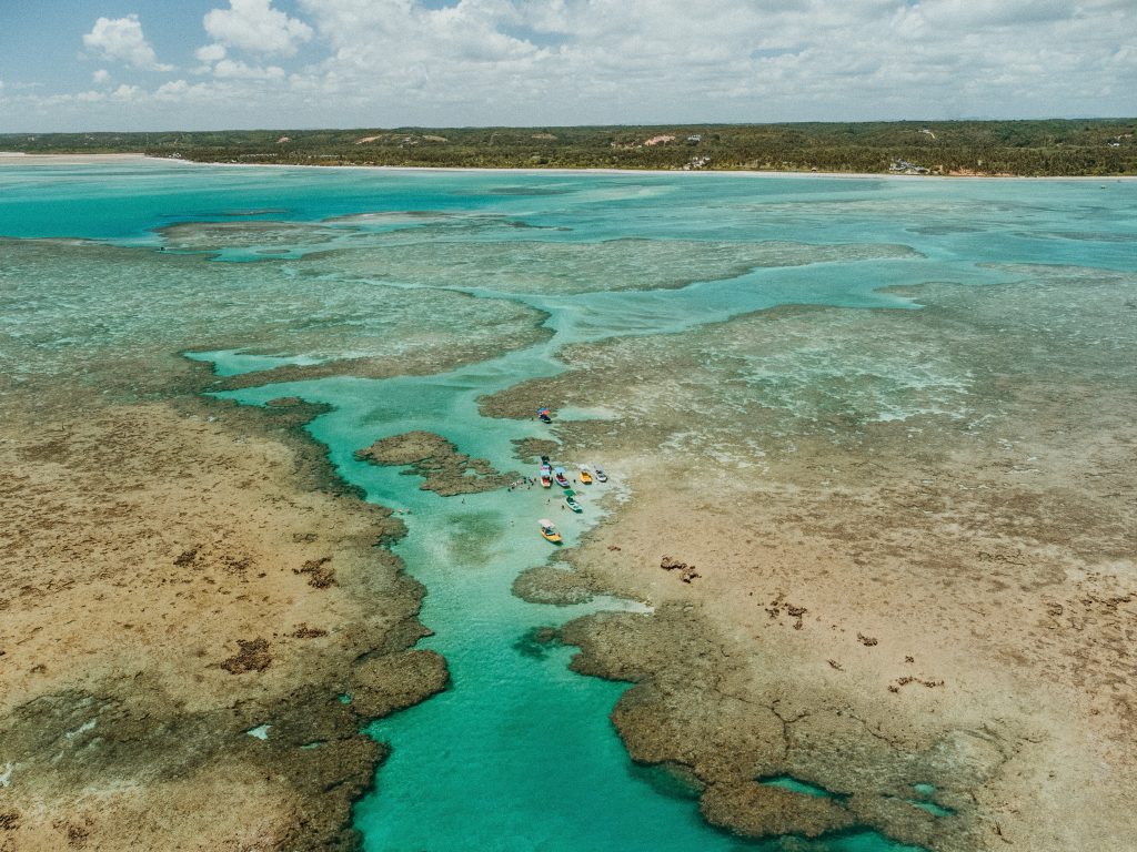 Praia do Patacho, Alagoas. Foto: Divulgação / Prefeitura de Porto de Pedras