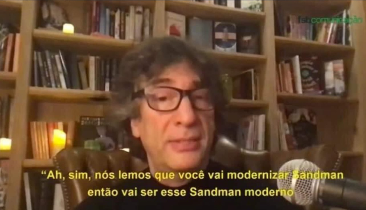 Neil Gaiman fala sobre público "não entender" do que se trata Sandman. Foto: Reprodução/redes sociais