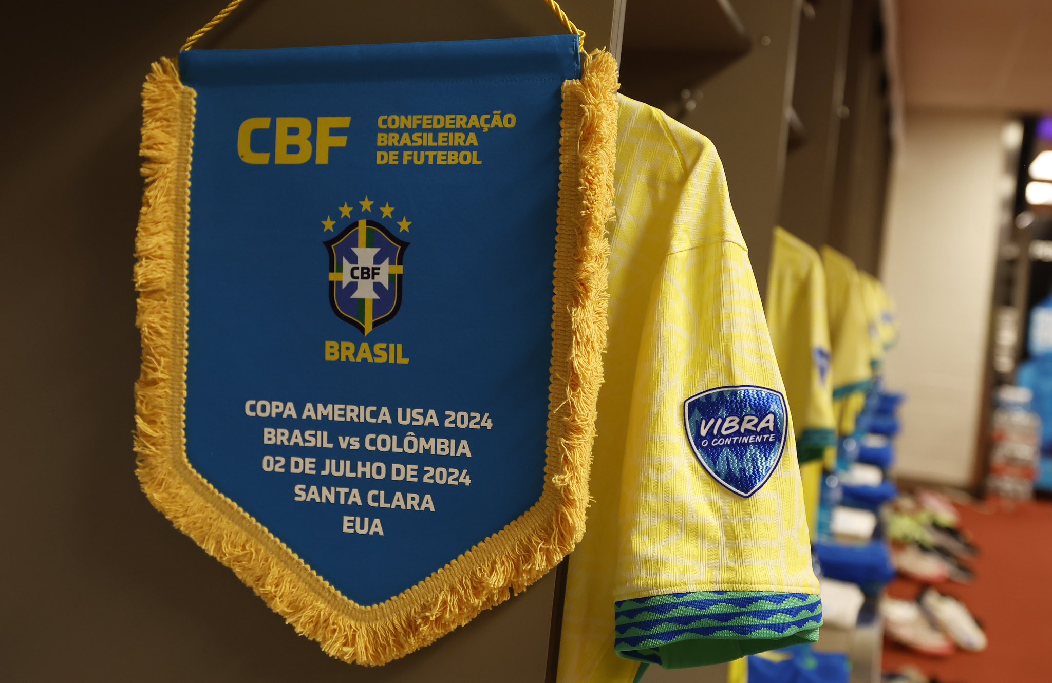 Brasil x Colômbia (Fotos: Copa América e CBF)