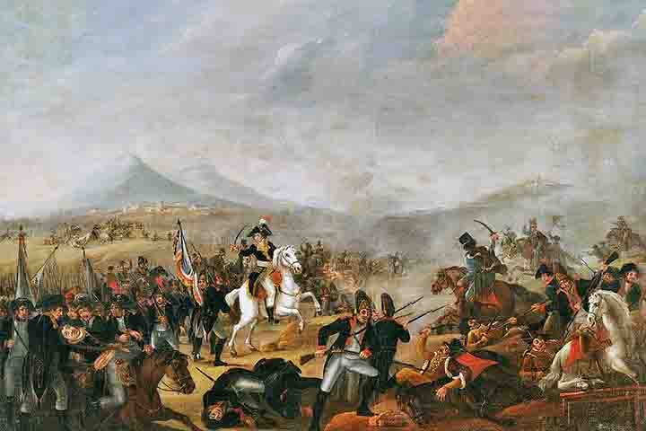 A revolta de 1789 mudou para sempre a política europeia, levando à decapitação de Luís XVI e ao fim do Antigo Regime. Napoleão, surgido das fileiras militares, assumiu o poder e se proclamou imperador em 1804. Os intérpretes de Nostradamus veem ali um prenúncio de sua glória - e de sua queda. Reprodução: Flipar
