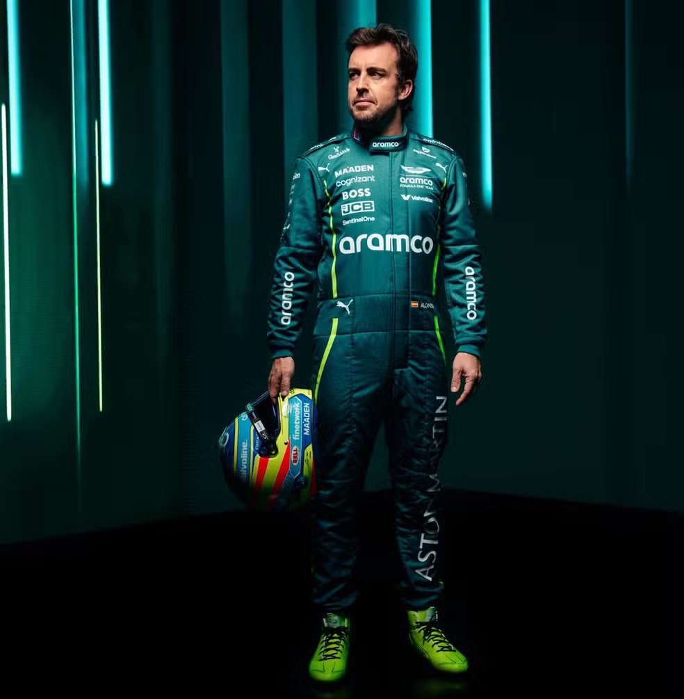 Capacete Fernando Alonso. Foto: Divulgação