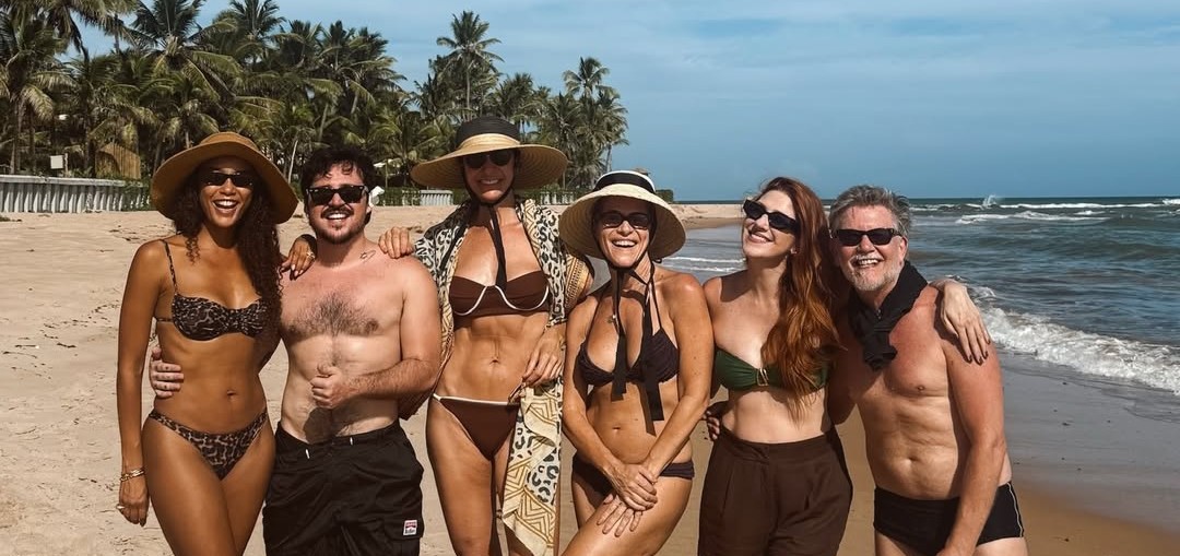 Taís Araujo curte férias com amigos famosos.. Foto: Reprodução/Instagram