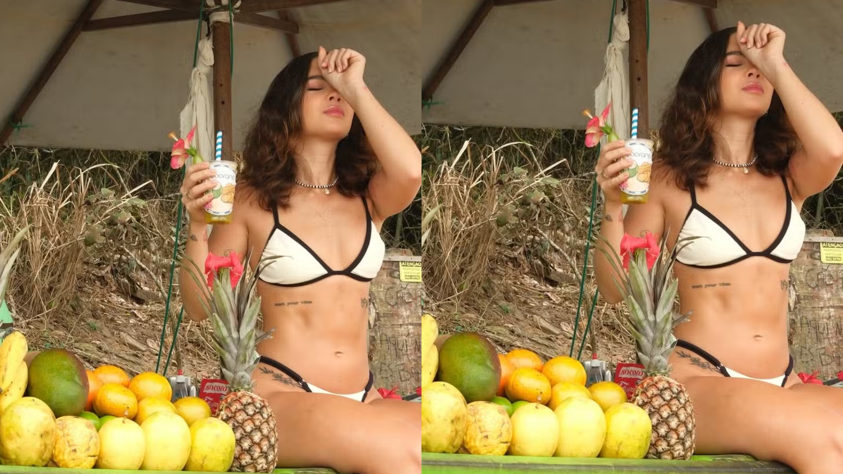 Mel Maia de biquíni. Foto: Reprodução/ Instagram @melissamelmaia @borana