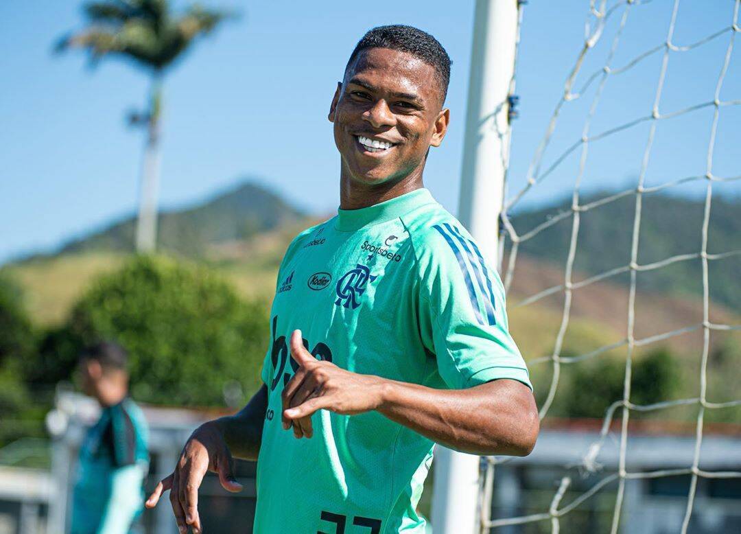 Jogador do Flamengo. Foto: Instagram