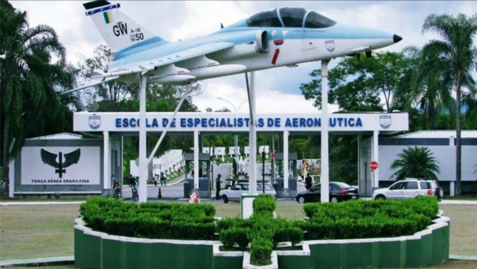 Escola de Especialistas da Aeronáutica - Guaratinguetá (SP). Foto: Divulgação - Prefeitura de Guaratinguetá (SP)