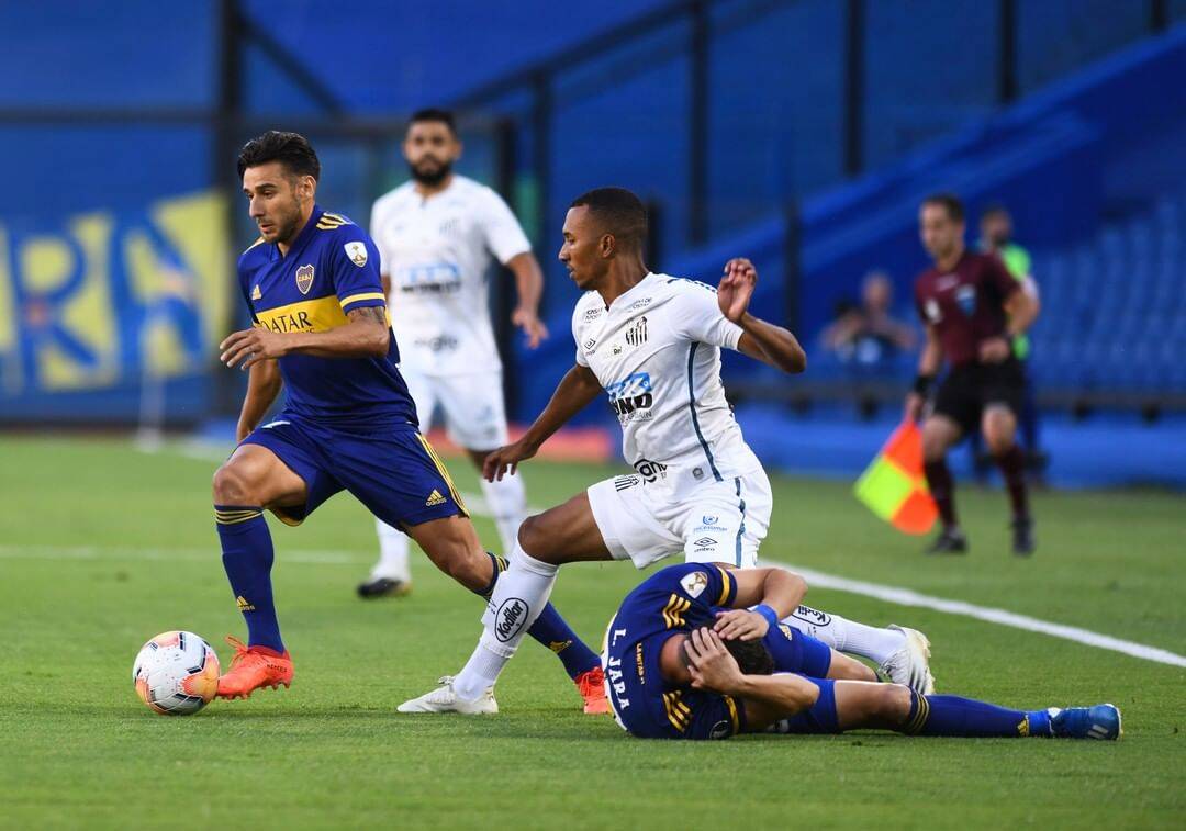 Boca Juniors x Santos. Foto: Reprodução / Instagram Conmebol