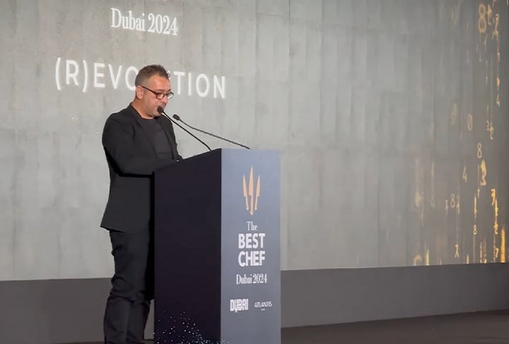 A premiação de 2024 introduziu um novo sistema de classificação. Até o ano passado, a The Best Chef Awards elegia os 100 melhores chefs do mundo. Reprodução: Flipar
