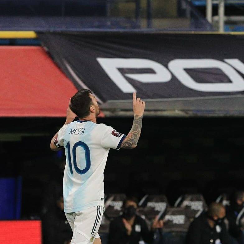 Argentina X Equador. Foto: AFA