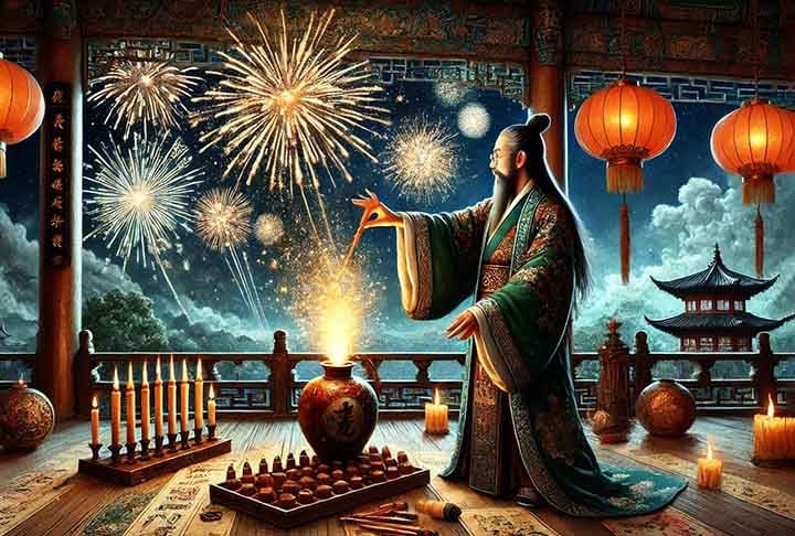 A tradição de soltar fogos de artifício no Réveillon tem origens que combinam elementos históricos e culturais. Os fogos de artifício surgiram na China, há cerca de 2 mil anos, com a invenção da pólvora. Eles eram usados para espantar maus espíritos e trazer sorte no início do ano.
 Reprodução: Flipar