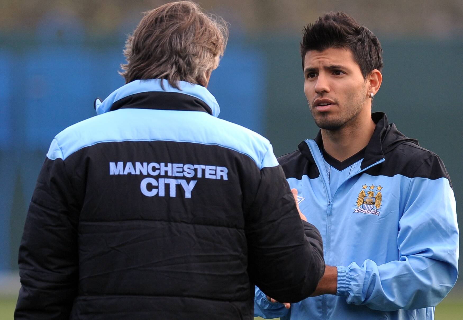 Sergio Aguero é a principal arma do Manchester City na partida desta terça contra o Napoli. Foto: AFP