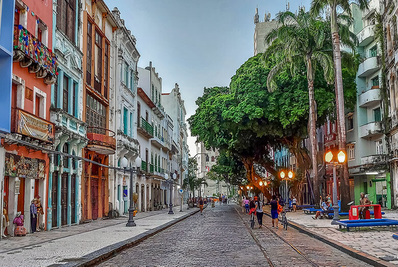 Rua Bom Jesus - Bairro do Recife - Recife (PE). Foto: Divulgação - Diáspora Black
