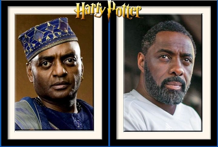Kingsley - O bruxo negro vivido por George Harris poderia ser interpretado por Idris Elba.  Reprodução: Flipar
