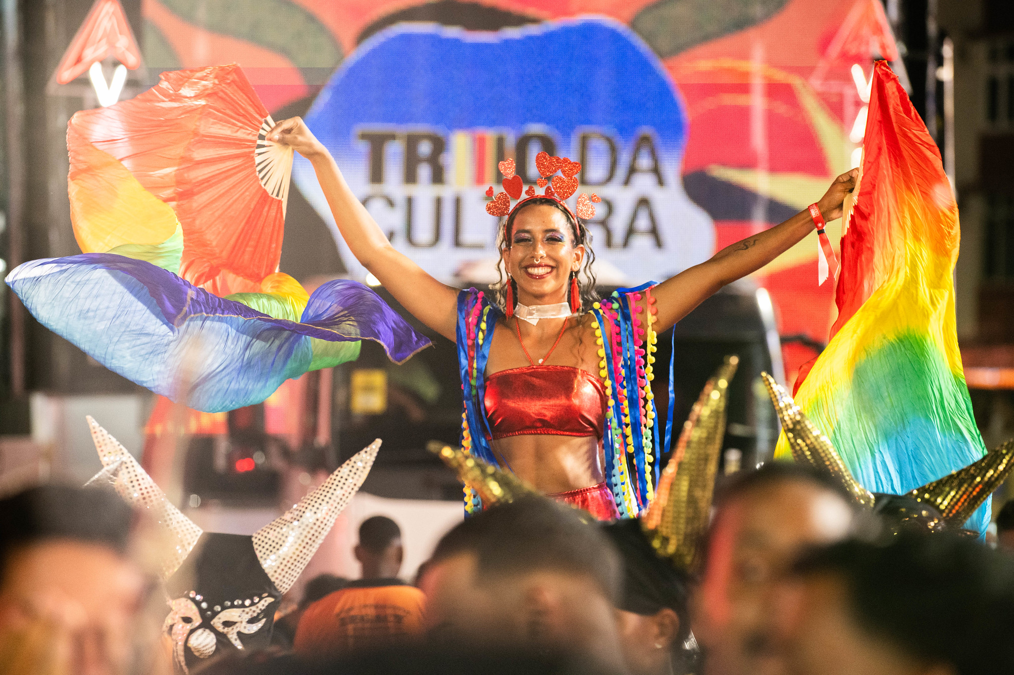 Foliões do Trio Pipoca, em Salvador. Foto: Jefferson Machado/GOVBA