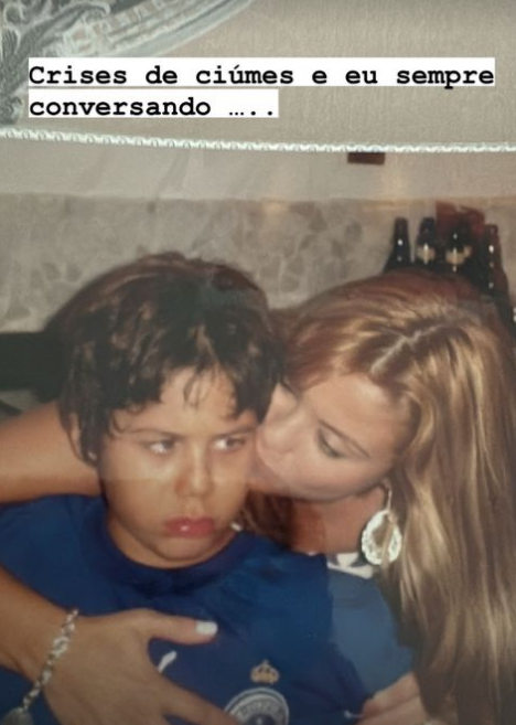 Poliana resgata fotos raras de Zé Felipe na infância Reprodução/Instagram 29.02.2024