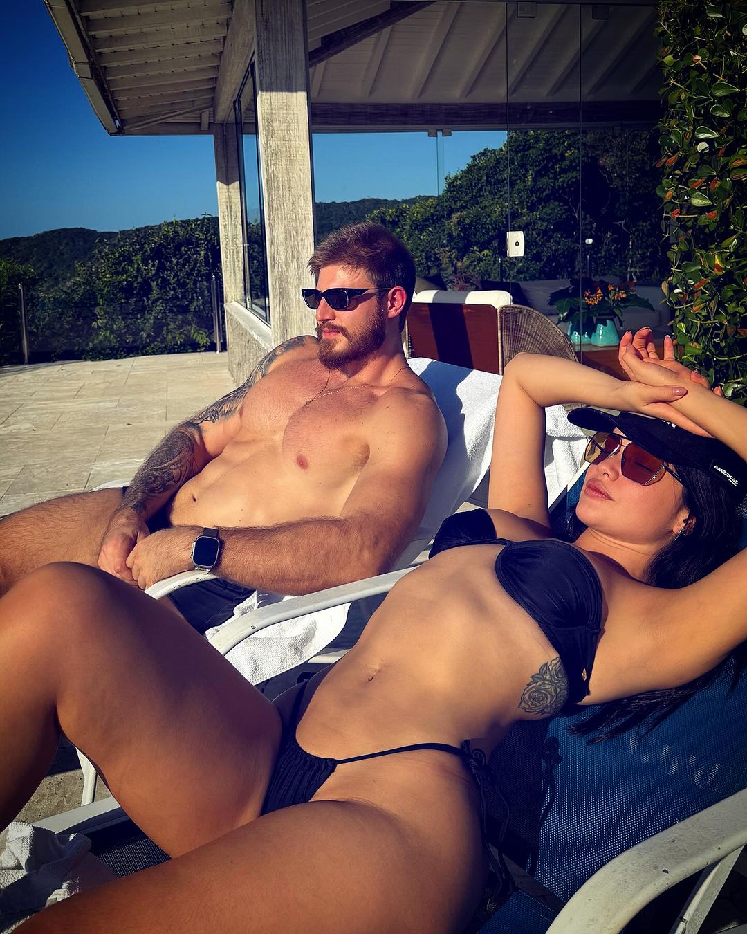 Juliette abre álbum de fotos de fim de semana na praia com o namorado, Kaique Cerveny Reprodução/Instagram