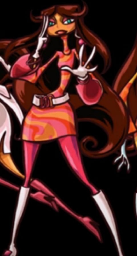 Personagem: Milla Vodello - Essa personagem é marcante no jogo Psychonauts, sendo que suas habilidades são levitar e também de mandar muito na dança. Reprodução: Flipar