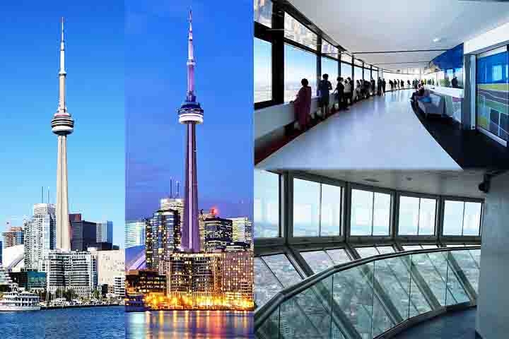 Torre CN (1976) – Um dos cartões-postais de Toronto, tem 553 metros de altura. Seu observatório oferece vistas panorâmicas incríveis da cidade e do Lago Ontário. Também abriga o EdgeWalk, onde visitantes podem caminhar na borda externa da torre.
 Reprodução: Flipar