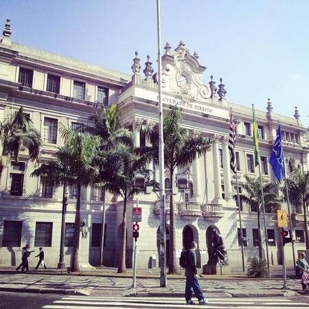 Faculdade de Direito no Largo São Francisco. Foto: Reprodução/Instagram