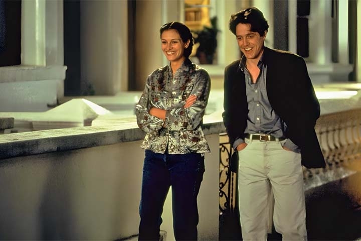 Ainda na década de 1990, Grant estrelou outros filmes de sucesso, com destaque para “Razão e Sensibilidade”, com Emma Thompson e Kate Winslet, e “Um Lugar Chamado Notting Hill”, em que contracena com Julia Roberts. 
 Reprodução: Flipar