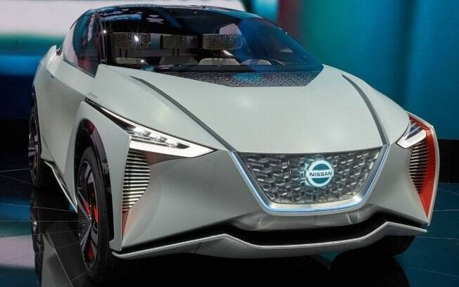Nissan IMx Concept: Design futurista transborda o visual do carro autônomo apresentado no Salão de Tóquio (Japão). Foto: Divulgação