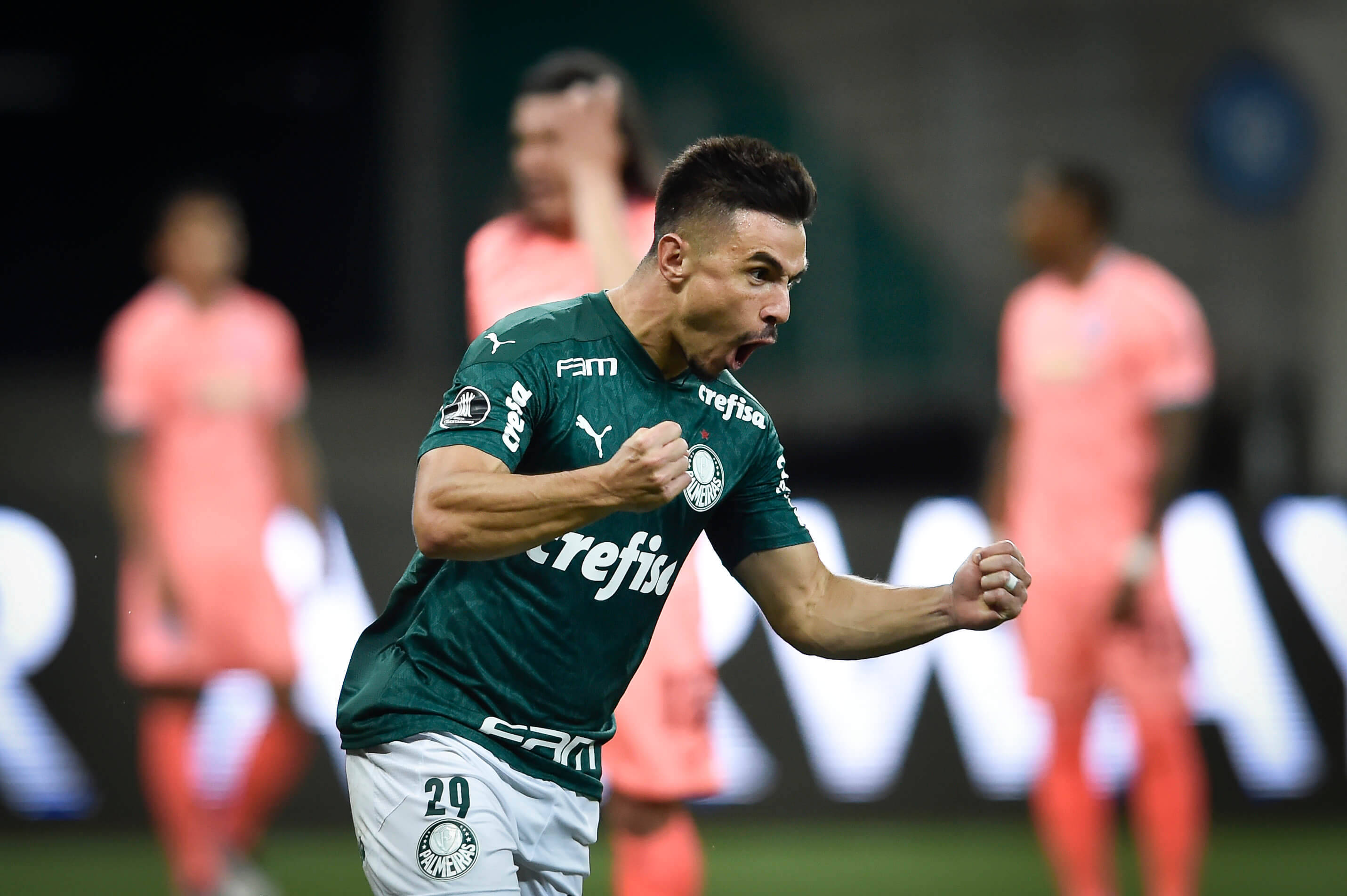 Palmeiras x Bolívar. Foto: Reprodução/Twitter Conmebol
