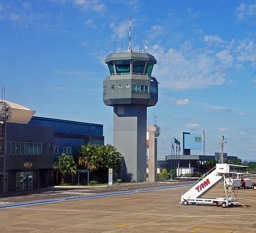 Esse levantamento sobre objetos esquecidos em 2023 abrangeu os aeroportos de São Luís, Imperatriz, Palmas, Teresina, Petrolina, Goiânia, Curitiba, Londrina (foto), Foz do Iguaçu, Navegantes, Joinville, Pelotas, Uruguaiana e Bagé. Reprodução: Flipar