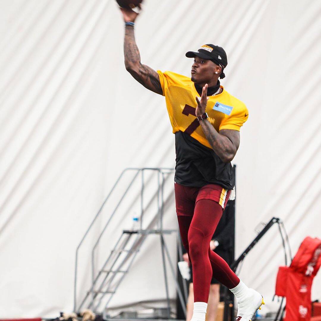 Washington segue treinando. Foto: Instagram