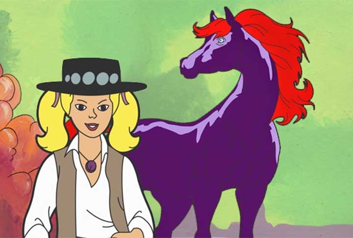 Nos EUA, Sara e seu cavalo mágico não tiveram o mesmo sucesso, tanto que os produtores não manifestaram interesse em prosseguir com a produção. Resultado: o desenho só tem uma temporada, composta por apenas 13 episódios.