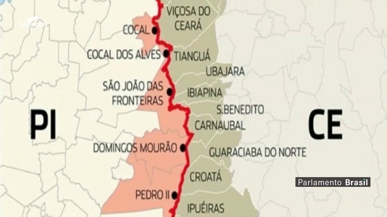 A área abrange nove municípios do Piauí e 13 do Ceará, com população total estimada em 25 mil pessoas. 
 Reprodução: Flipar