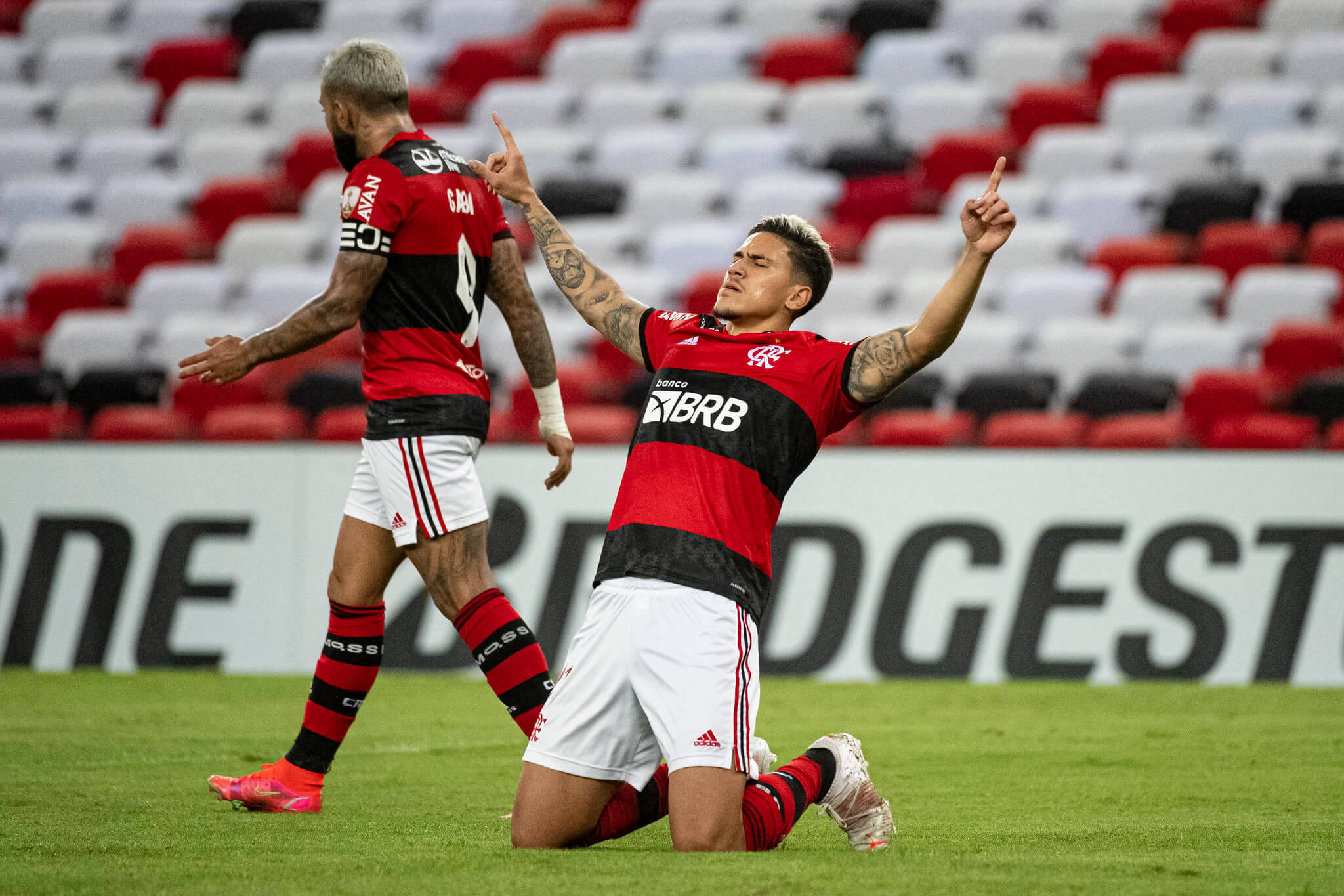 Flamengo x LDU. Foto: Alexandre Vidal / Flamengo