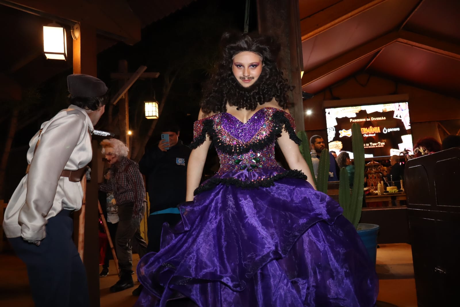 Personagens mais horripilantes do Circo dos Horrores no Hopi Hari. Foto: Pedro H. Lopes