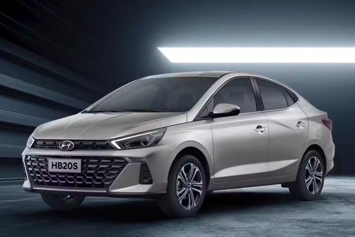 5º) Hyundai HB20S - Motor: 1.0 flex Reprodução: Flipar