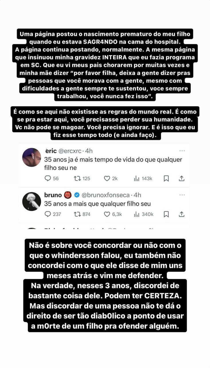 Captura de tela Reprodução/Instagram