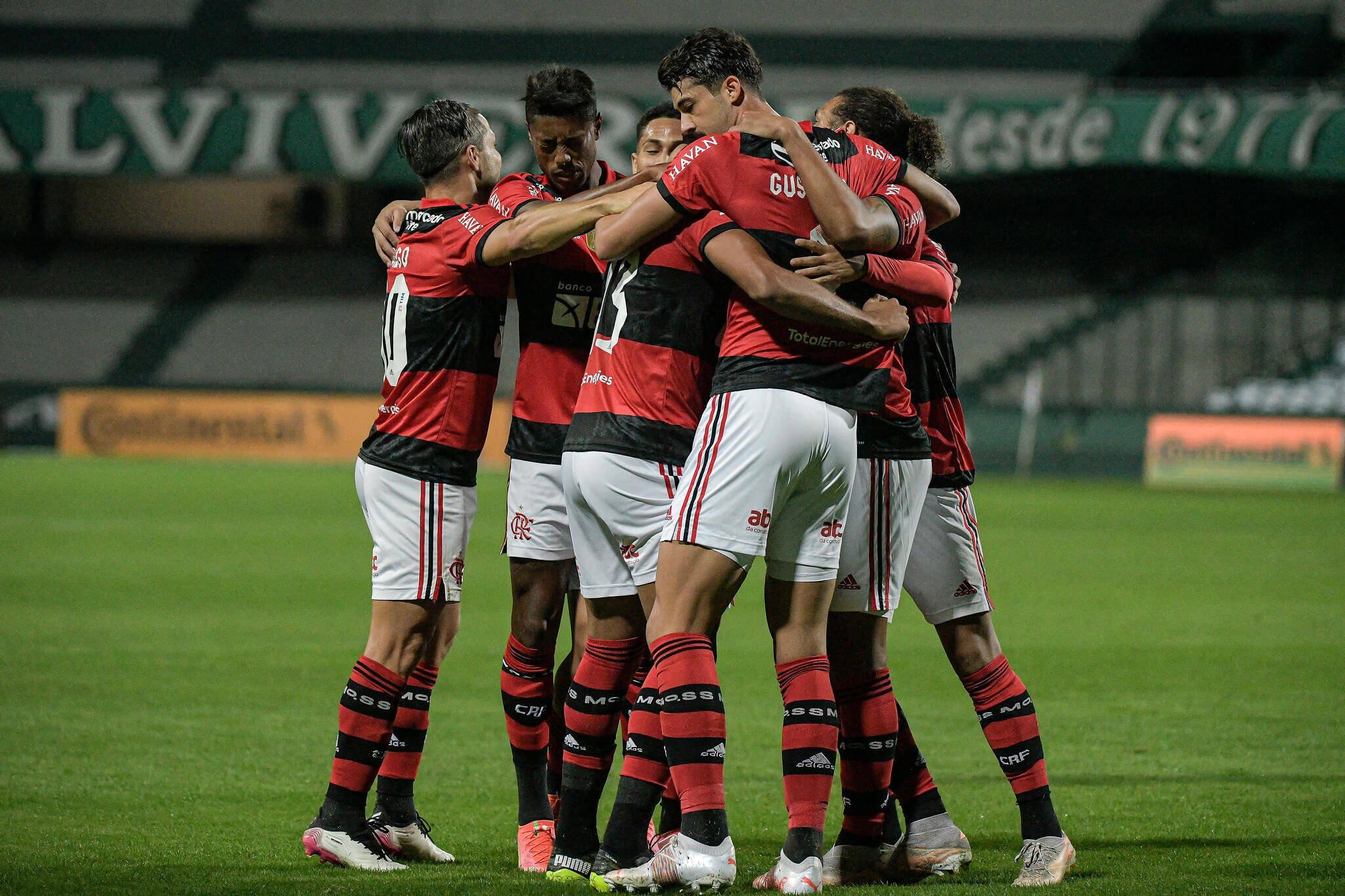 Coritiba x Flamengo. Foto: Alexandre Vidal / Flamengo