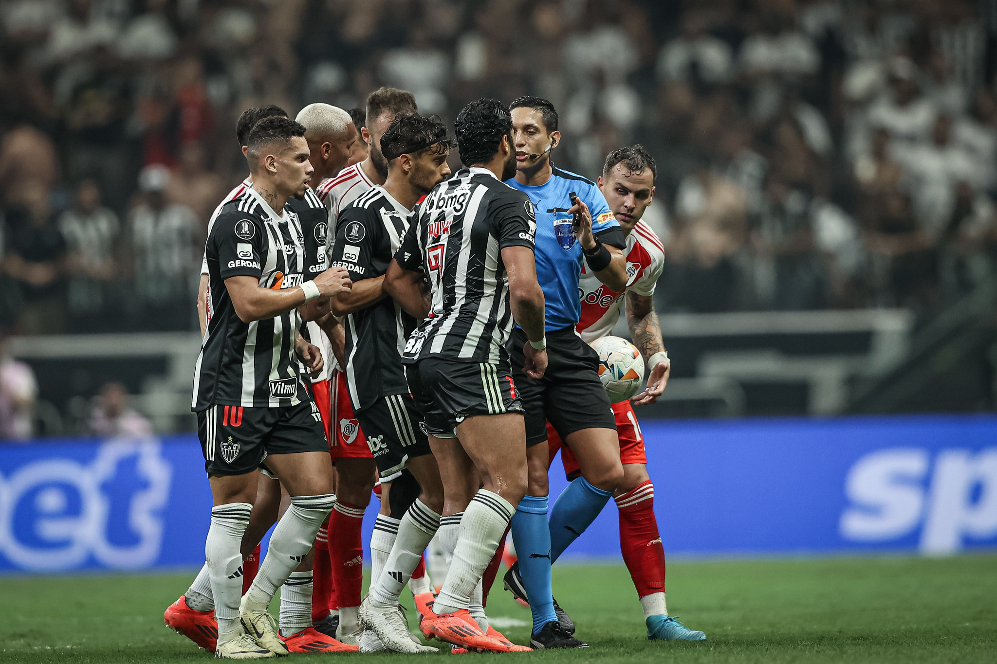 Atlético-MG x River Plate (Foto: Pedro Souza / Atlético)