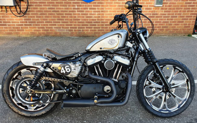 Harley-Davidson Sportster Custom Silver Iron. Foto: Divulgação