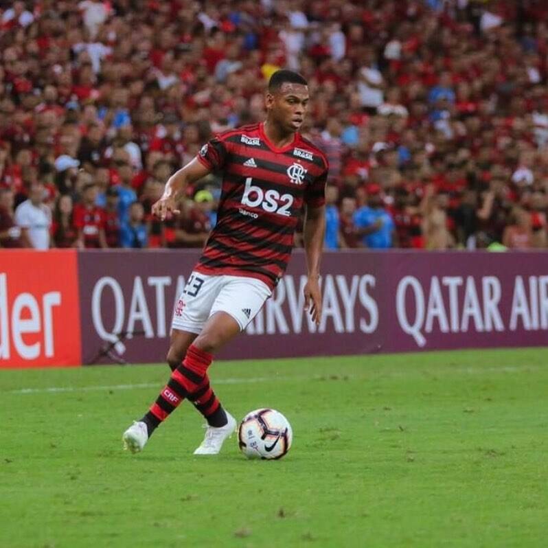 Jogador do Flamengo. Foto: Instagram
