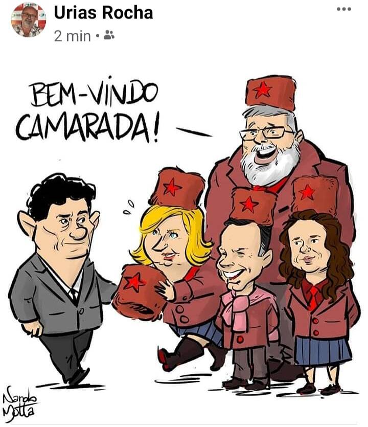 Pedido de demissão de Sergio Moro gerou vários memes e divertiu os internautas.. Foto: Reprodução