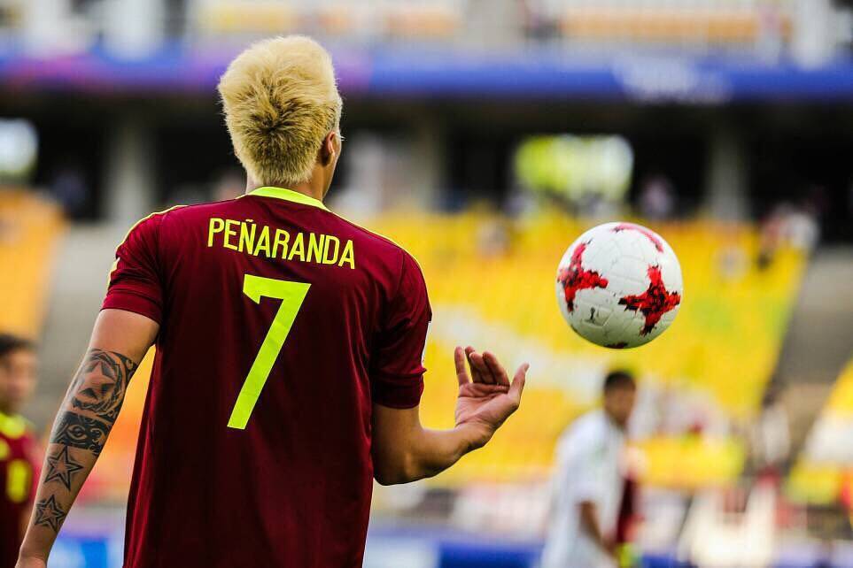 Peñaranda é da seleção venezuelana. Foto: Instagram
