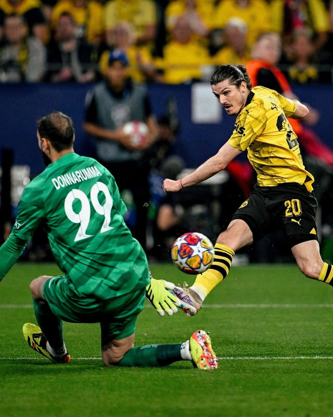 Borussia Dortmund x PSG Reprodução / Instagram