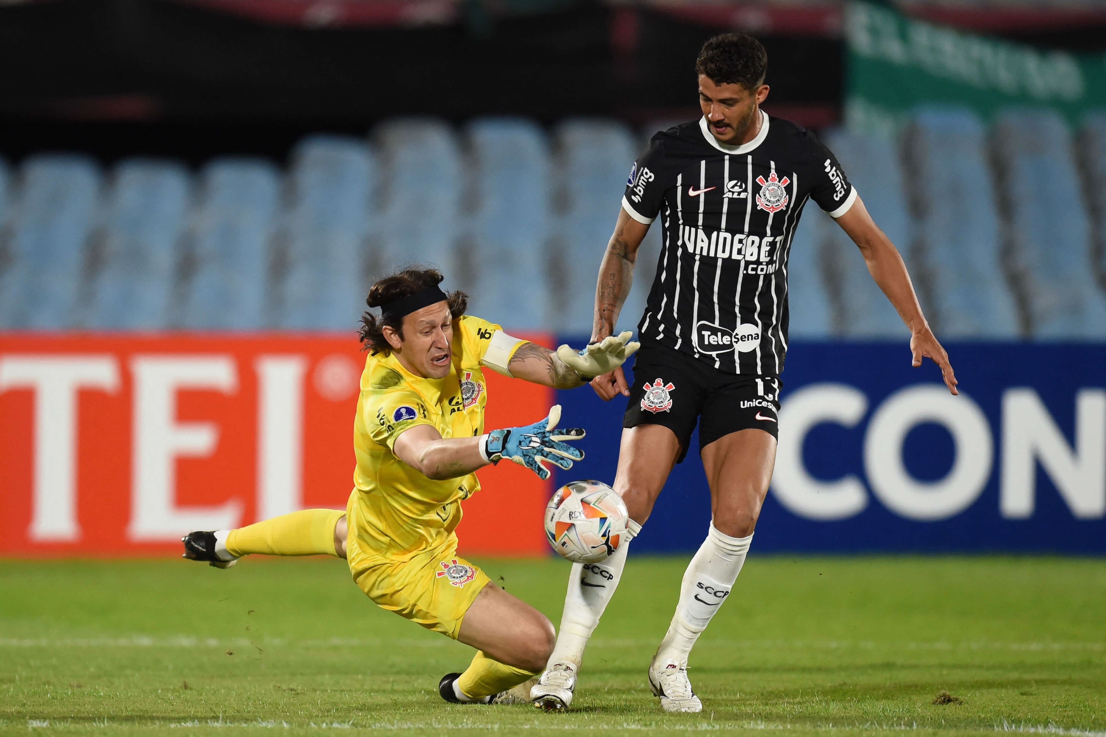 Racing-URU x Corinthians Reprodução / Twitter Conmebol