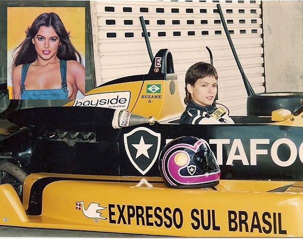 E tem brasileiros nessa lista. A atriz carioca Suzane Carvalho tinha desde criança o sonho de pilotar carros. Em 1989, começou no Kart e foi campeã brasileira. Passou pelas Fórmulas 1600, Ford, 2000 Canadense e 2000 Italiana. Figura no Livro dos Recordes como única mulher a conquistar título na F3 Sul-Americana.  