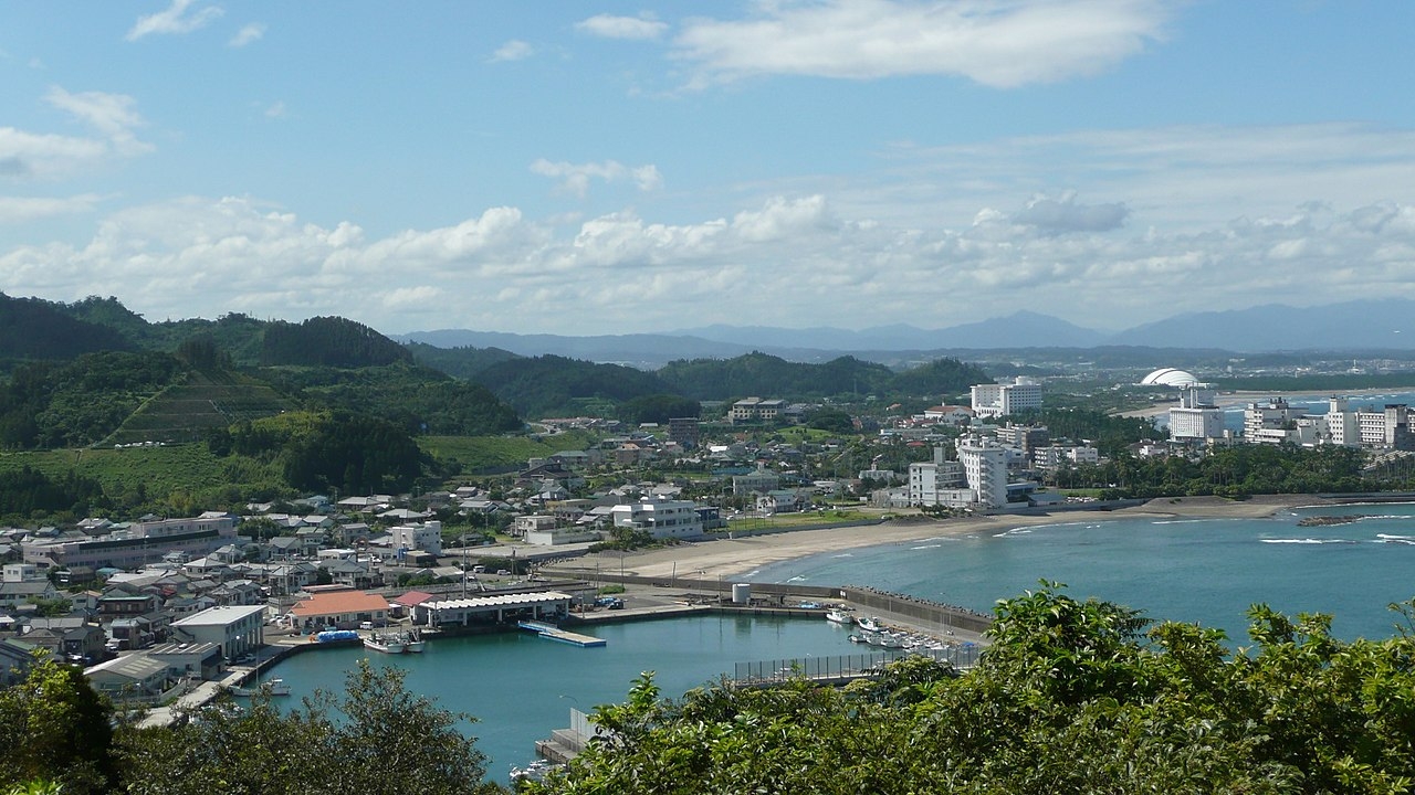 A principal cidade de Kyushu é Miyzaki, com 398 mil habitantes. Fica no distrito de Aoshima e ganhou esse status de município em 1924.  Reprodução: Flipar