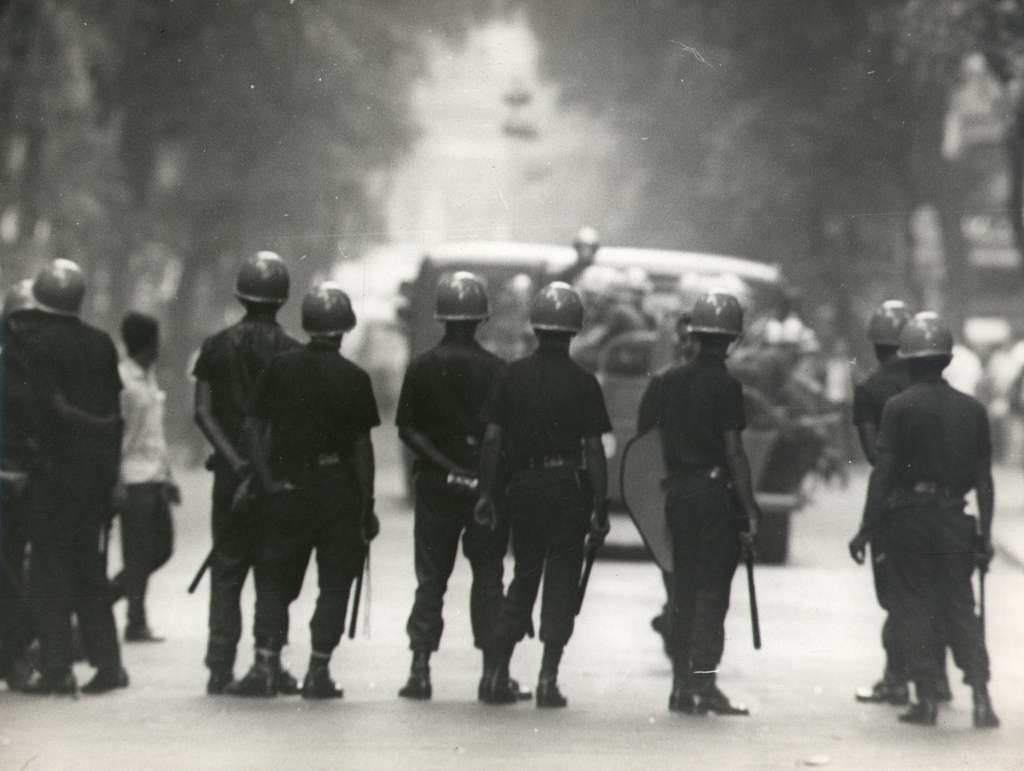 Manifestação estudantil durante a ditadura militar. Foto: Reprodução: commons