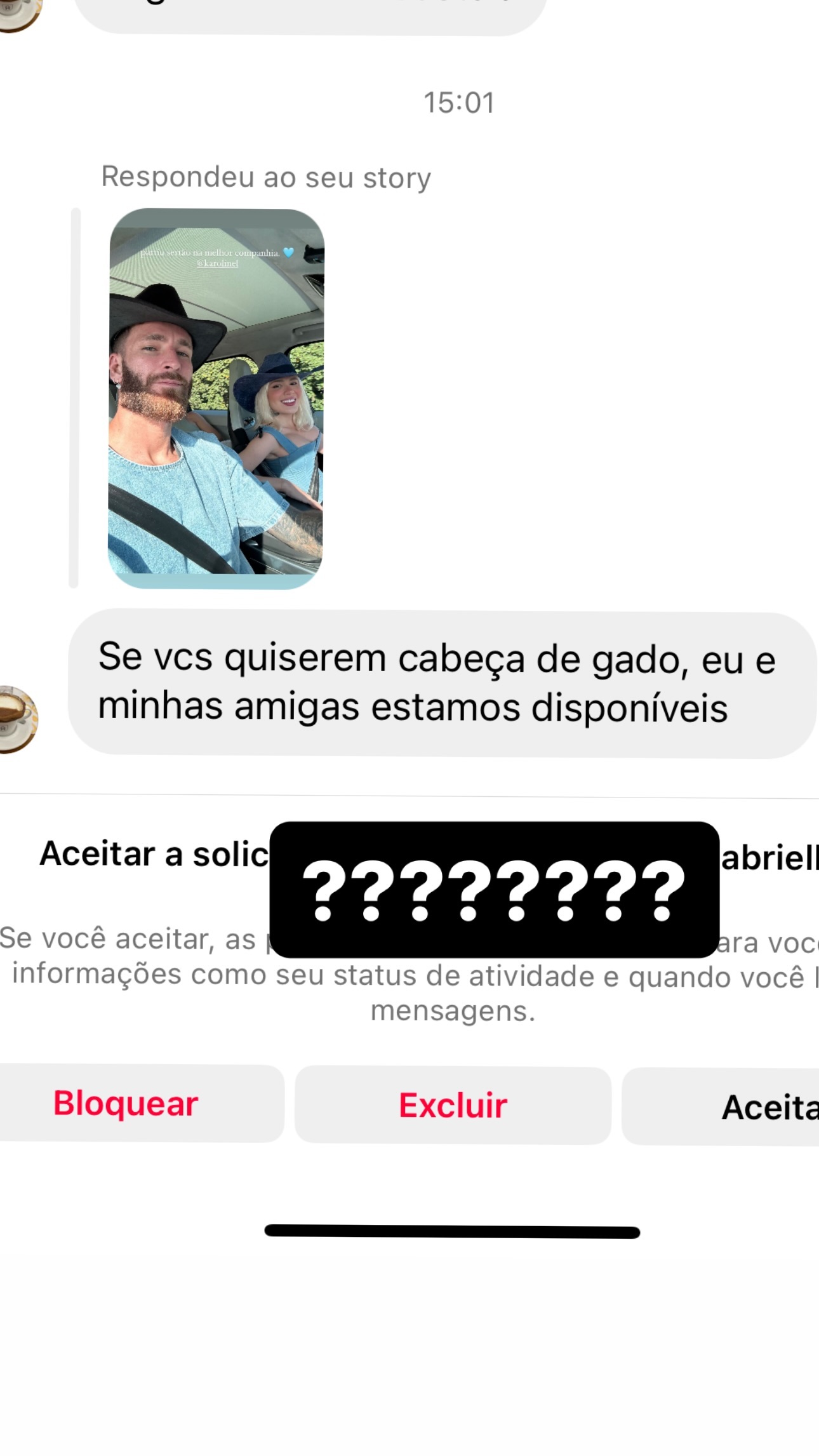 Karoline Lima reage a comentário inusitado Reprodução/Instagram