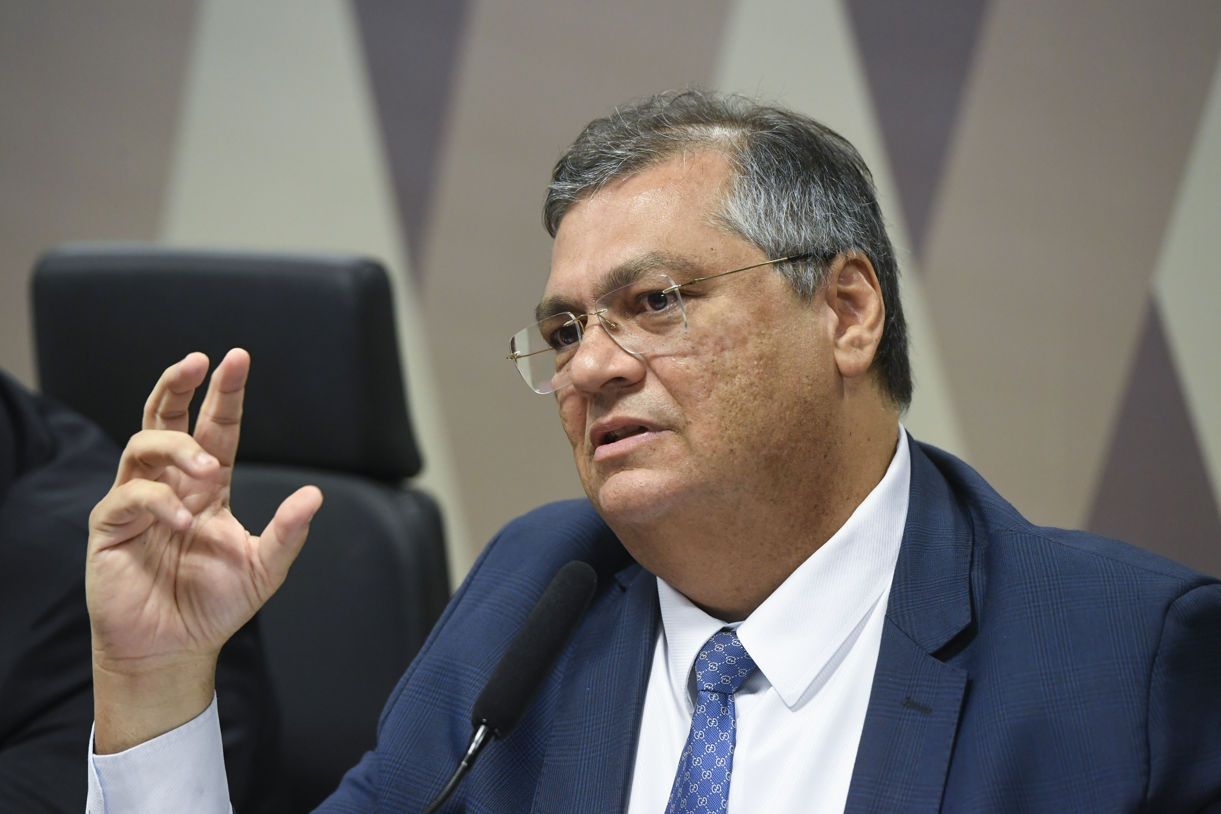 Flávio Dino foi aprovado pela CCJ para ocupar vaga no STF. Foto: Jeferson Rudy/Agência Senado - 13.12.2023