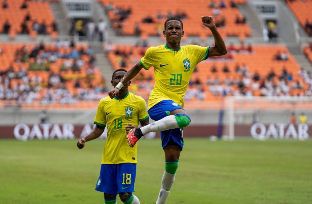 Atuações ENM: Estevão e Rayan conduzem goleada do Brasil no Mundial Sub-17 Foto: Leto Ribas/CBF