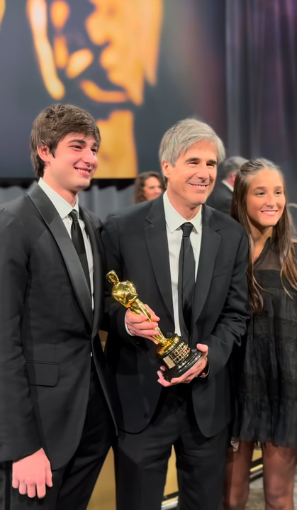 Walter Salles, vencedor do Oscar de Melhor Filme Internacional. Foto: Reprodução: Stories do Instagram/@theacademy