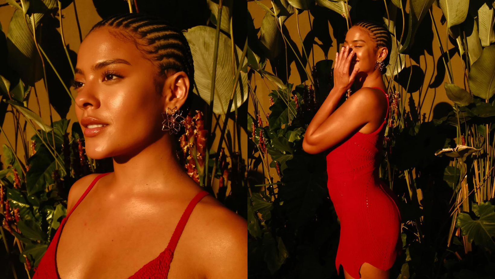 Bella Campos com os fios trançados. Foto: Reprodução/ Instagram @bellacampox